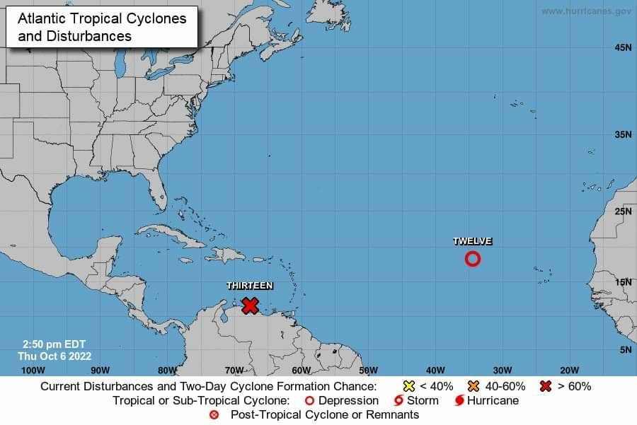 Potencial ciclón tropical 13